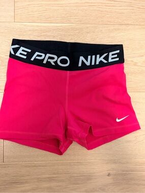 Nike Pro Women's Hot Pink Shorts